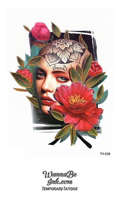 Traditional Lady Head Tattoo | myke chambers | Flickr